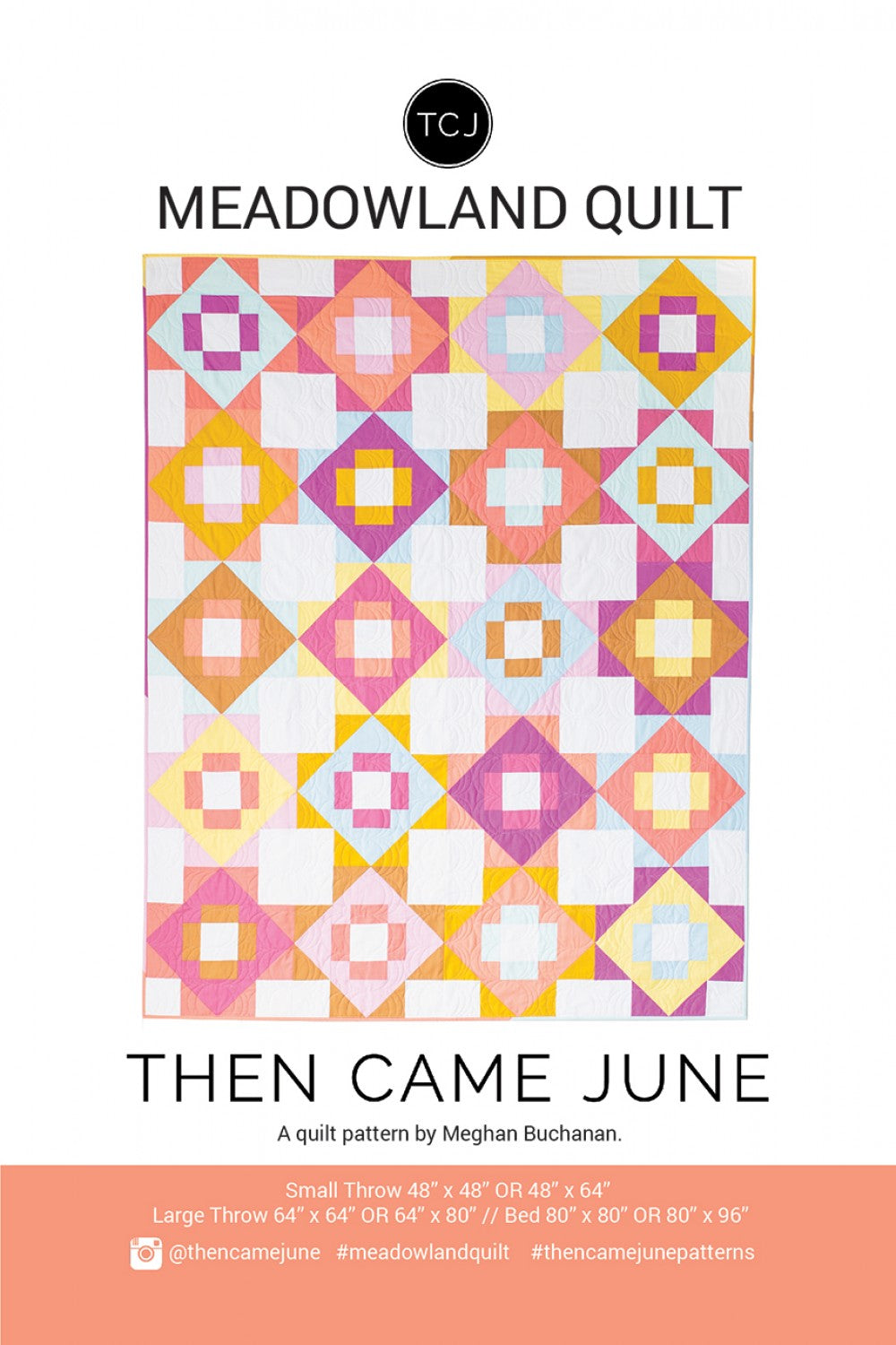 Meadowland Quilt af Then Came June (trykt mønster)