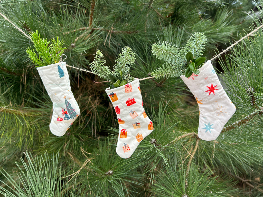 Skableon til julesok (PDF mønster)