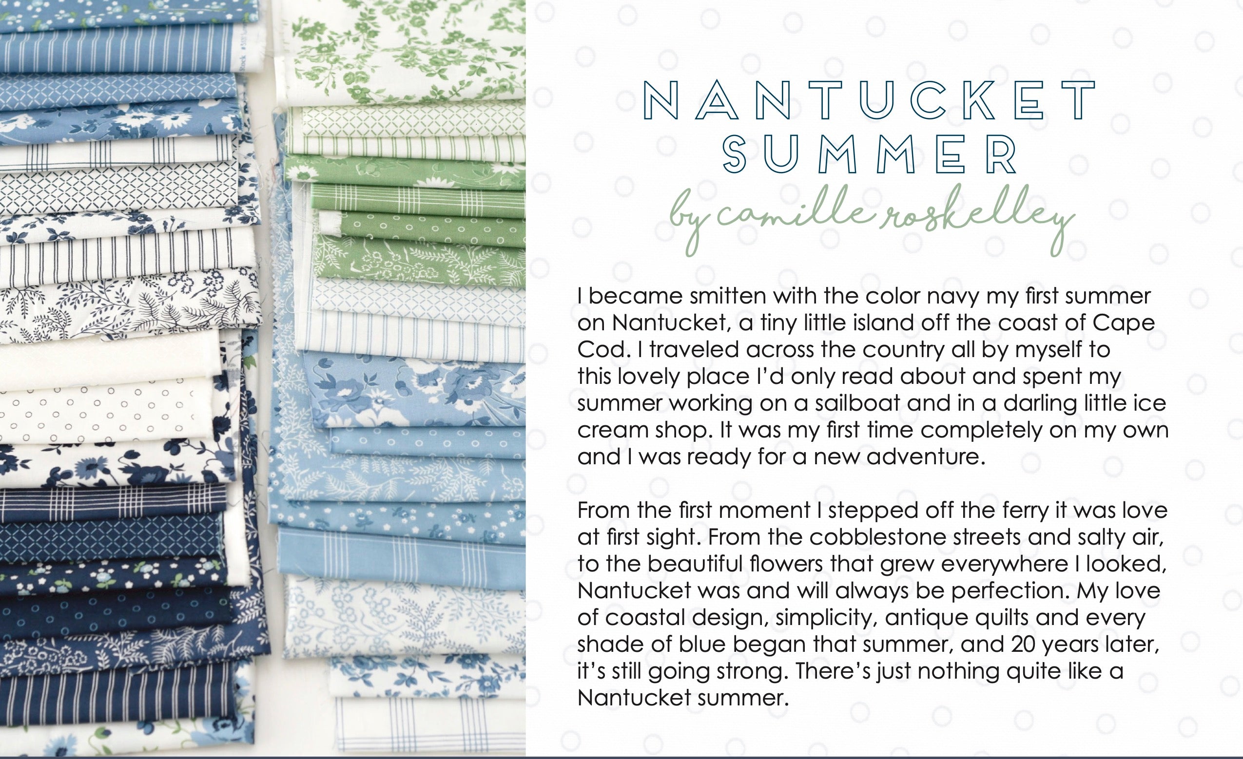 Nantucket af Camille Roskelly jelly roll