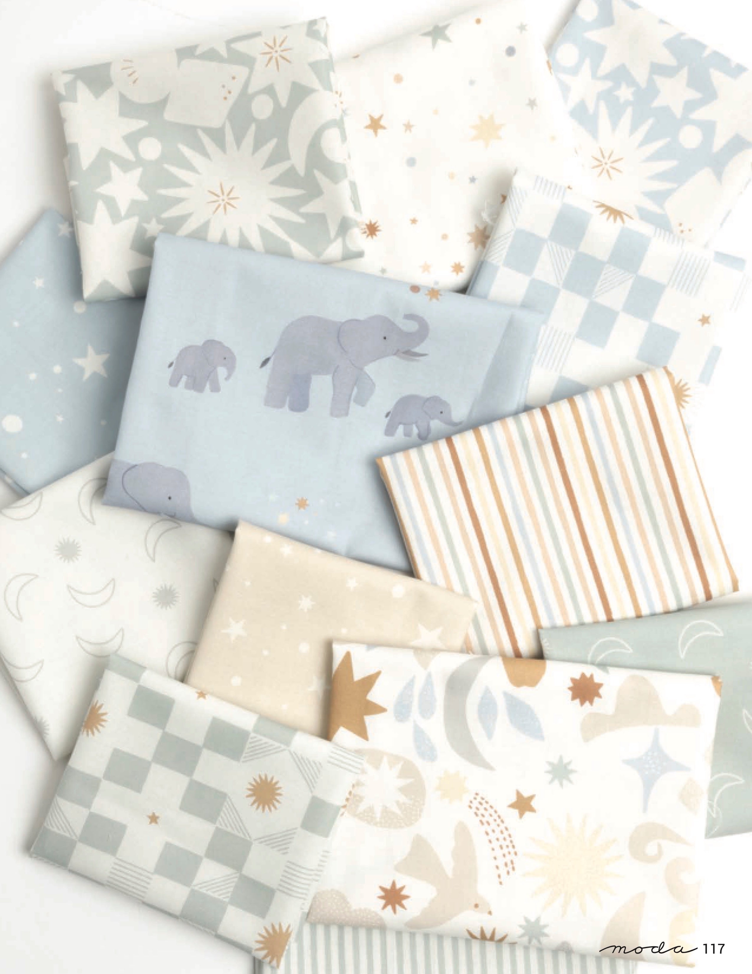 To the Moon and Back charm pack fra Paper + Cloth