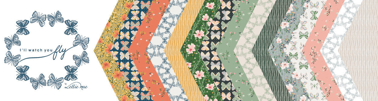 Giggle  I'll watch you fly by  Cotton and Steel fat quarter