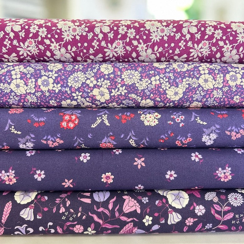 Maddsie Silhuette Botanical Jewel Liberty fat quarter
