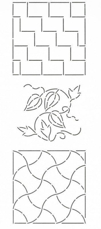 Sashiko skabelon no 2