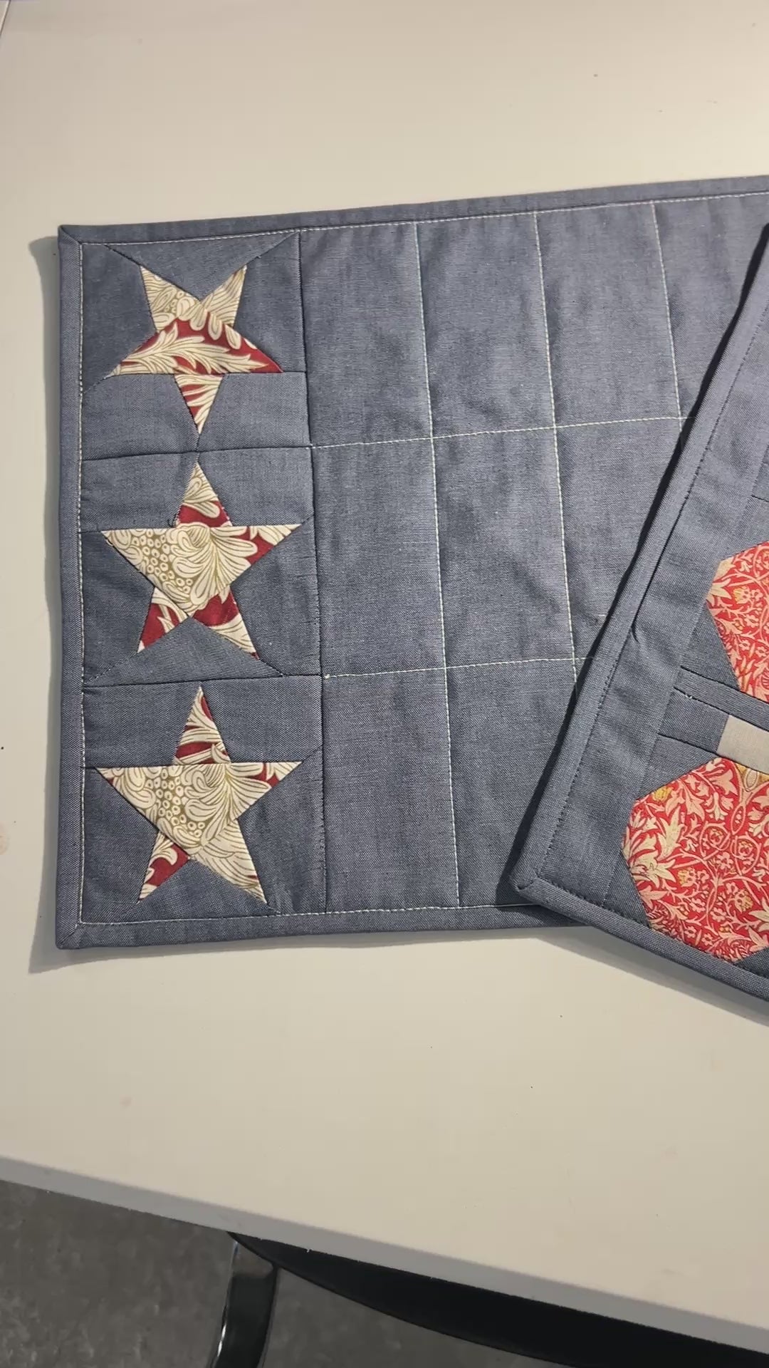 Juledækkeservietter (pdf-mønster)