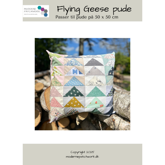 Flying Geese-pude (pdf-mønster)