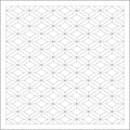 Daruma Sashiko Sampler Triple Diamond (Hvid)