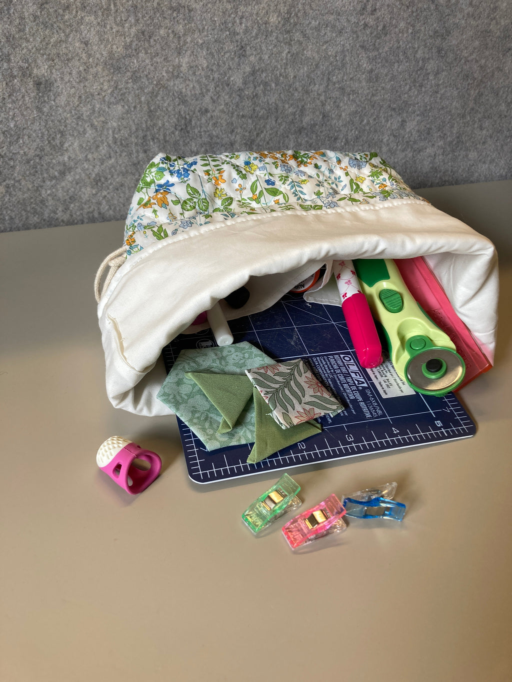To-Go Project bag i Organic Liberty Lawn Millie Organic