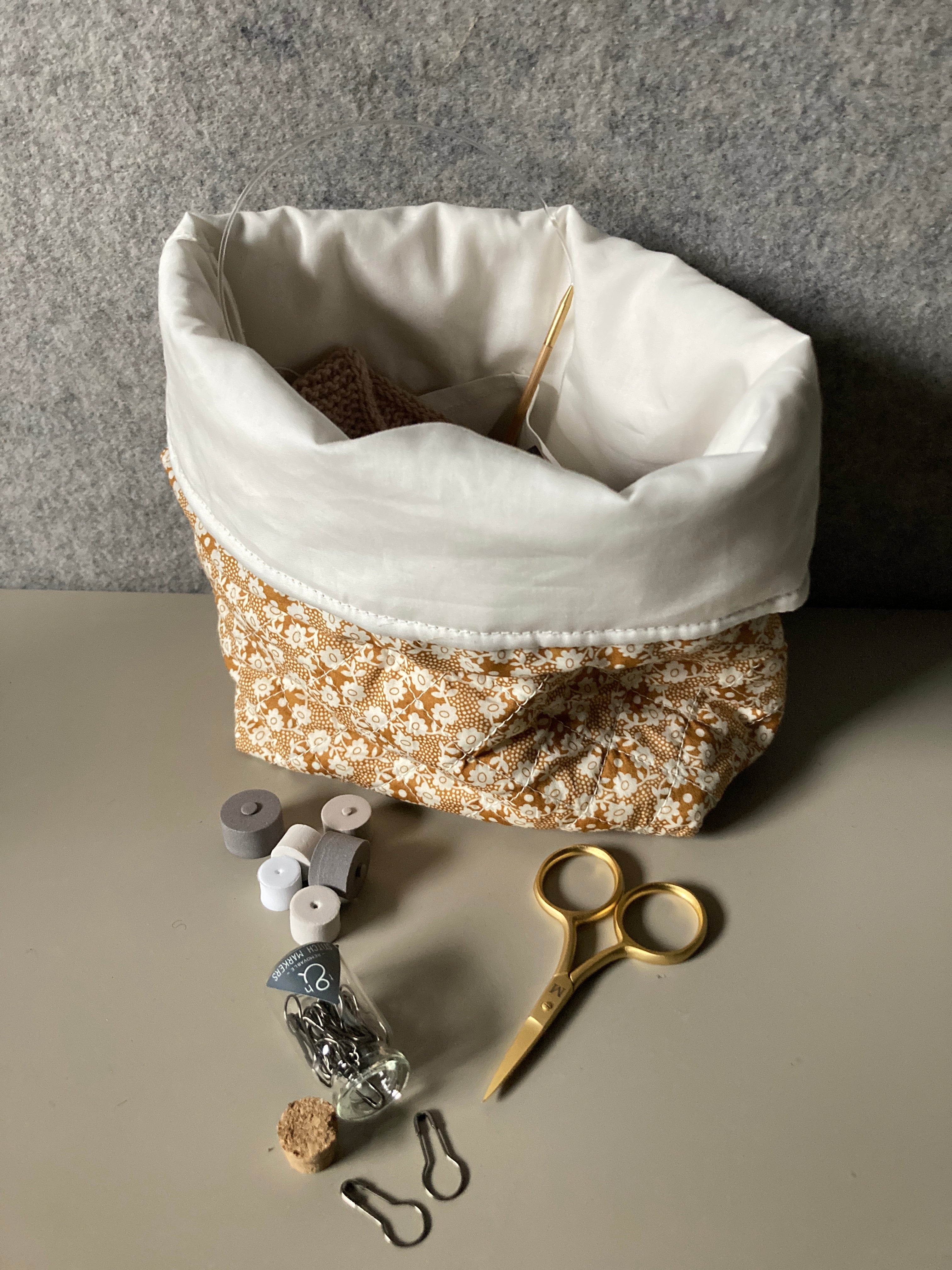 To-Go Project bag i Organic Liberty Lawn Field Flower