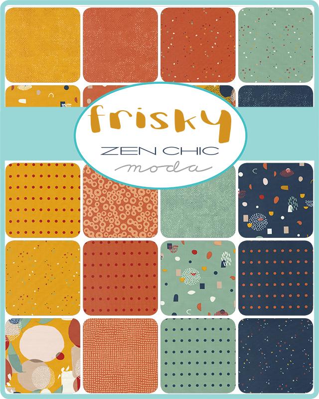 frisky by Brigitte Heitland Zen Chic Moda Jelly roll