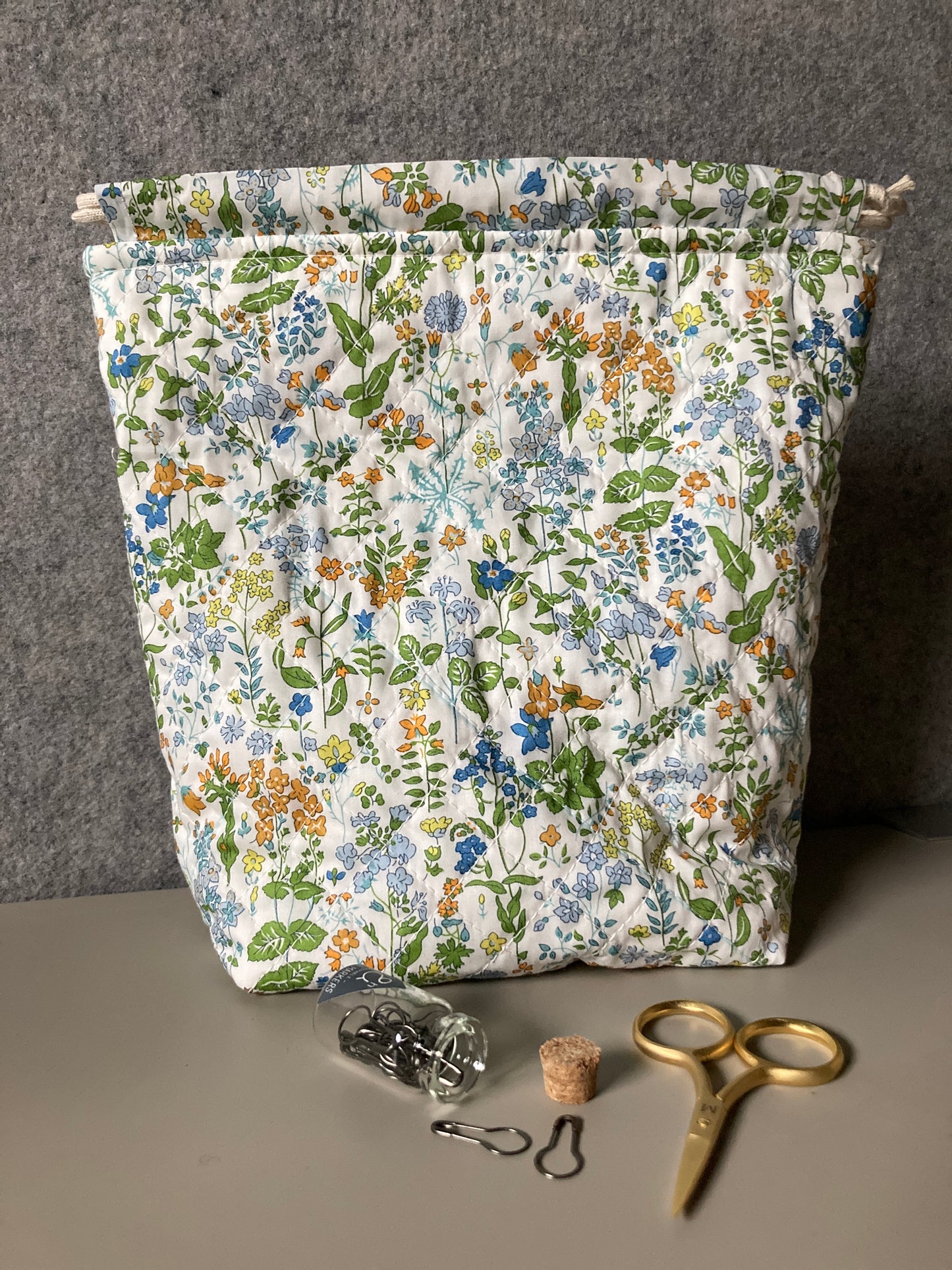 To-Go Project bag i Organic Liberty Lawn Field Flower
