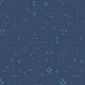 Decostitch Indigo Sky Art Gallery Fabric