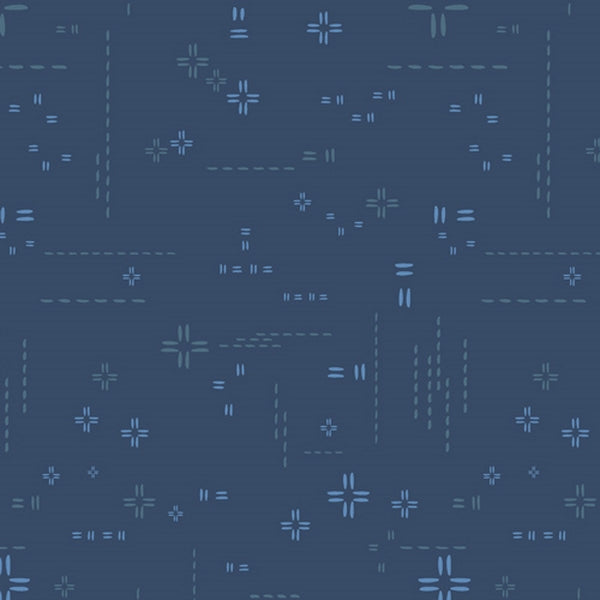 Decostitch Indigo Sky Art Gallery Fabric
