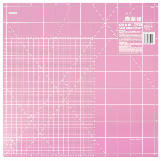 Olfa skæremåtte 45 x 60 cm (pink)