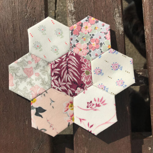 Hexagon akryl skabelon 1"