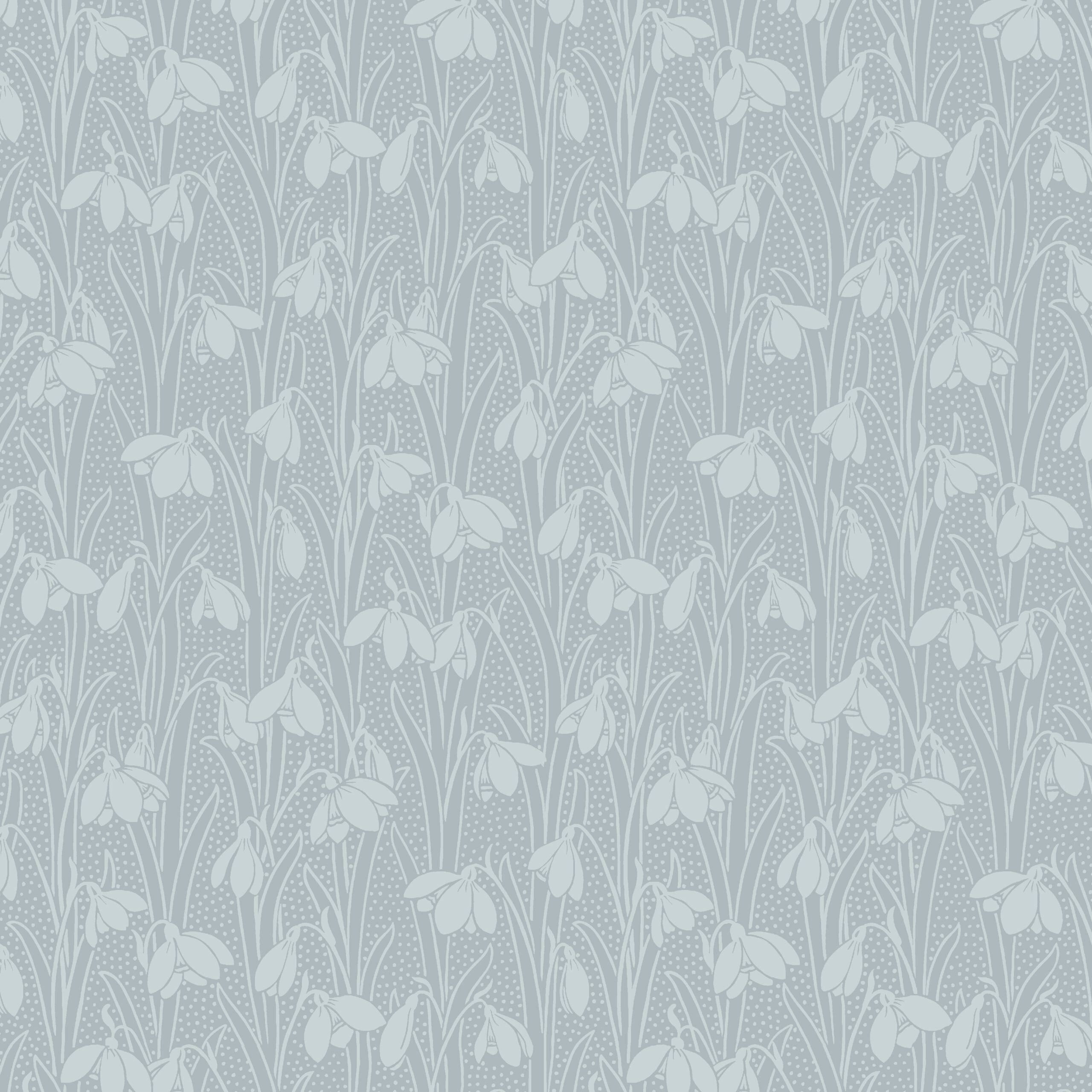 Snowdrop Spot Polar Grey Liberty
