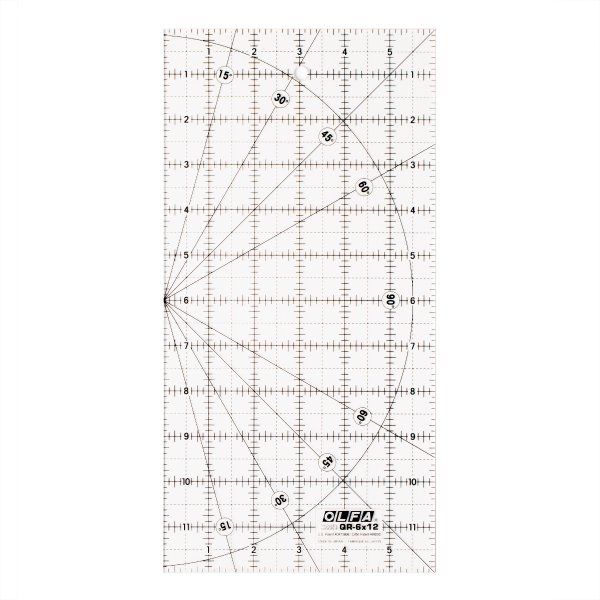 Olfa Quilt Ruler 6 x 12"