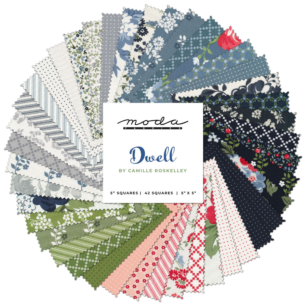 Dwell by ThimbleBlossom charm pack